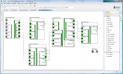 VLAM IDE Screenshot 1: Component-based Design Editor