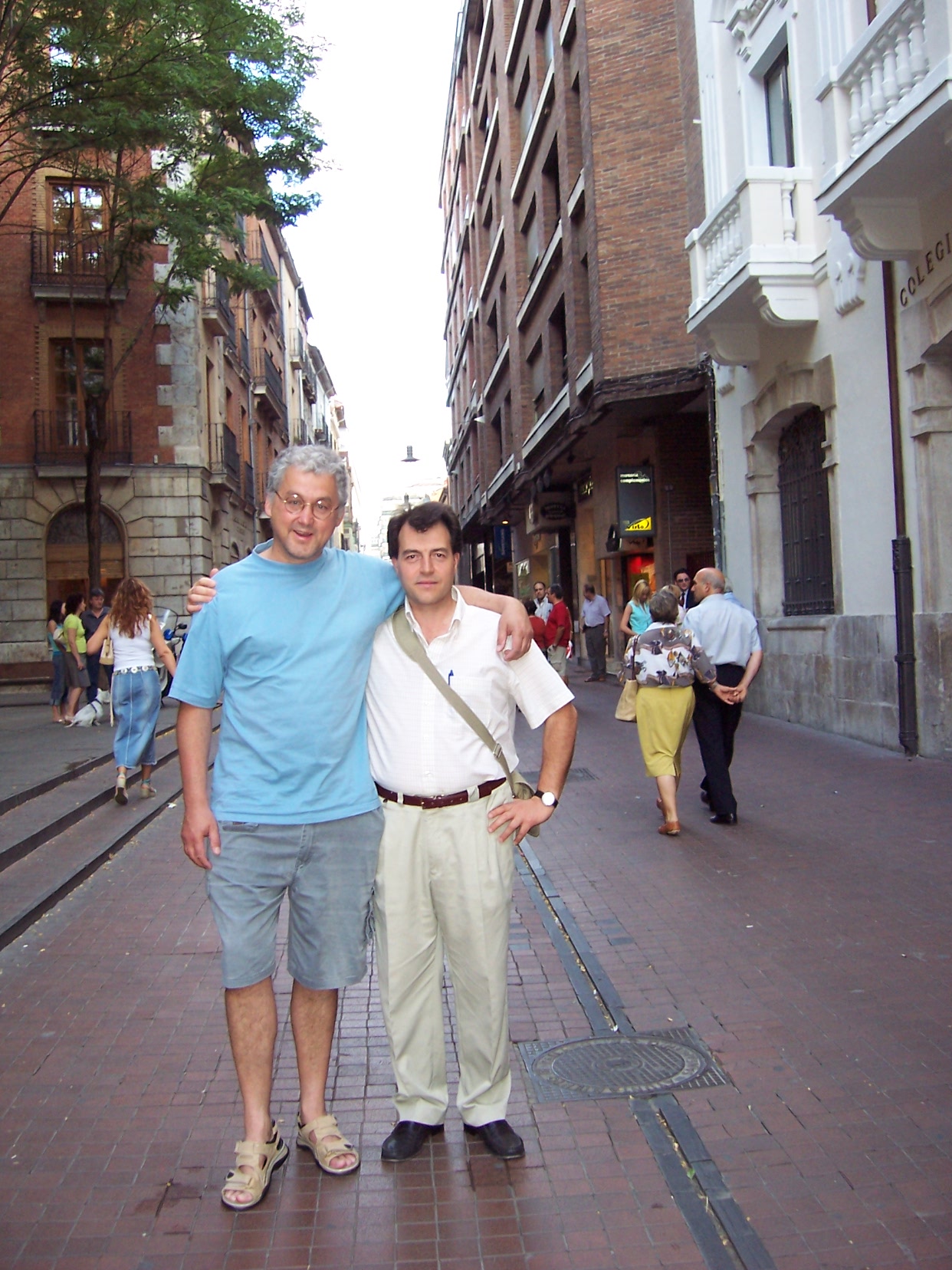 Me and my host in Valladolid, Spain, 2006