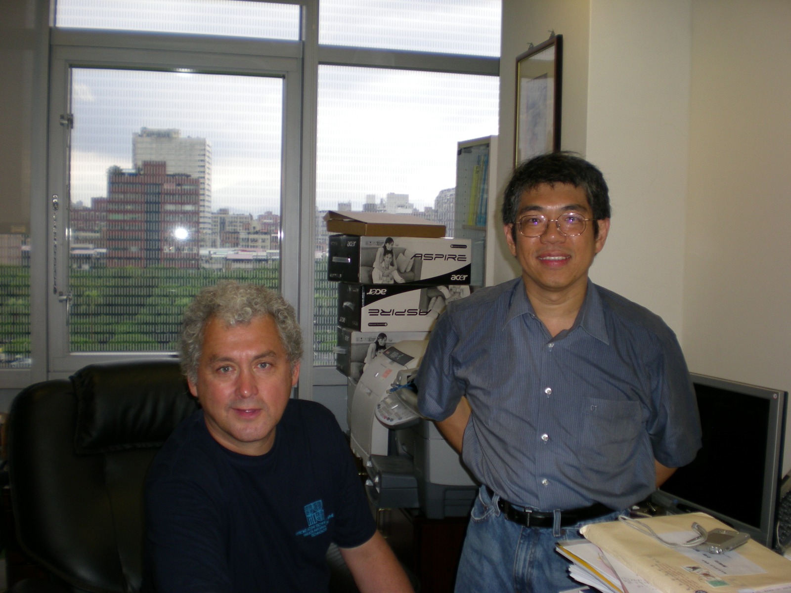 Me and my host Dr. Hsu-Chun Yen
